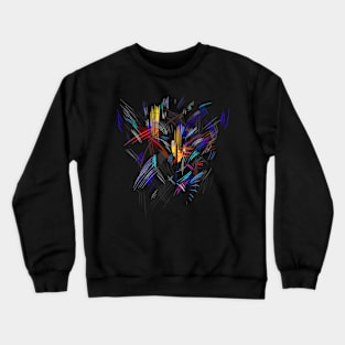 pattern - color chaos texture Crewneck Sweatshirt